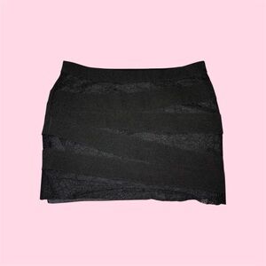 trashy y2k bandage lace elastic mini skirt